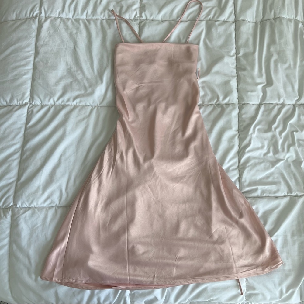 CELENA MINI DRESS PINK-  PRINCESS POLLY LOWER IMPACT